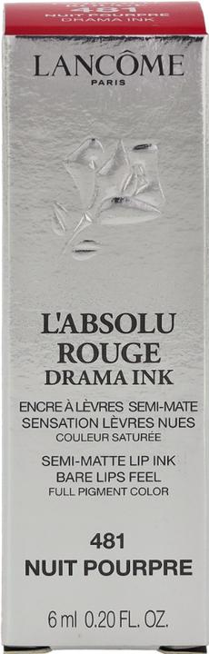 Image du produit Lancôme L'Absolu Rouge Drama Ink 481 Nuit Pourpre (#481 Nuit Pourpre)