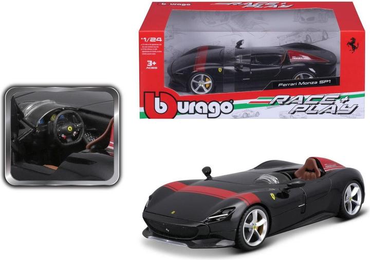 Actual product image Bburago 18-26027 Ferrari - Monza SP1 Nero - 1:24