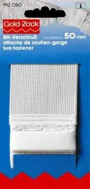 Produktbild Prym BH-Verschluss, weiss 50 mm, Karte