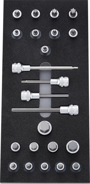 Actual product image Forum Professional Solutions Tool module 2017 1/3 Screwdriver bits 1/2" 23 parts