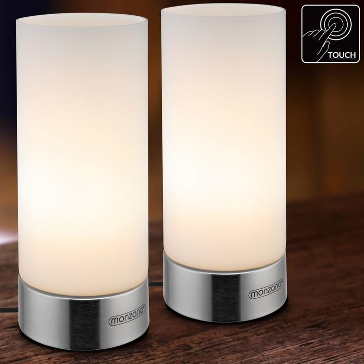 Actual product image Monzana Table Lamp with Touch Function (E14)