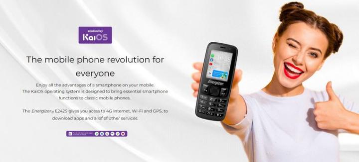 Actual product image Energizer E242S (2.40", 0.30 Mpx)