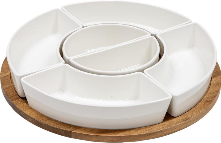 Actual product image Ladelle Set de barquettes sur plateau tournant Alto Serve & Share 7 pièces ø 41cm