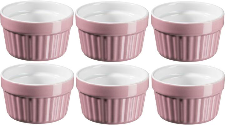 Mäser Auflaufform-Set OMEA 9.5 cm, 6 Stück, Rosa