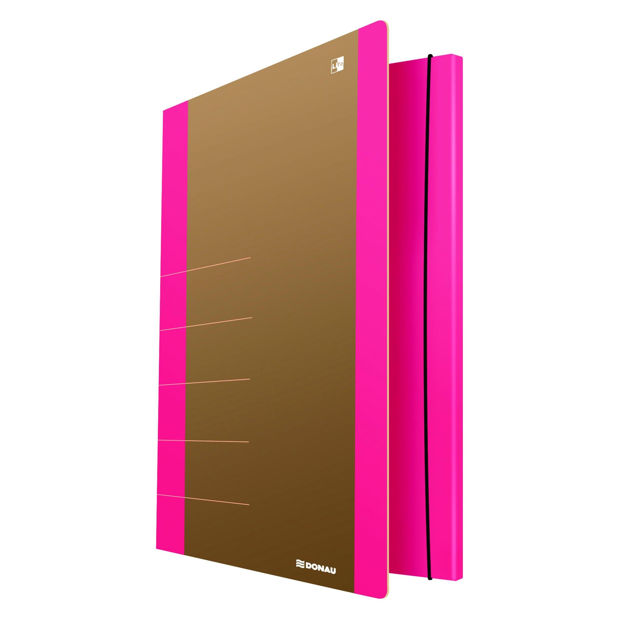 Donau, Map, Map Life Din A4 Neon Roze (A4, 1 x)