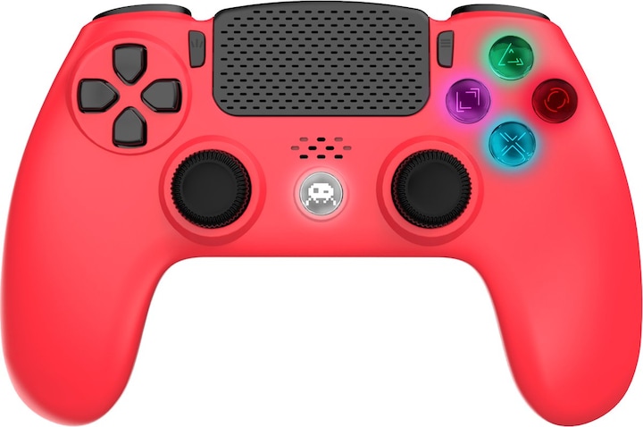 Produktbild Freaks and Geeks Drahtloser Controller Rot V2 (PS4, PS3, PC)