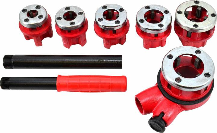 Actual product image Awtools GWINTOWNICA DO RUR 6szt. 1/4", 3/8",1/2", 3/4", 1", 1-1/4" ZESTAW WALIZKA (1 1/4", 1", 1/2", 3/8", 1/4", 3/4")