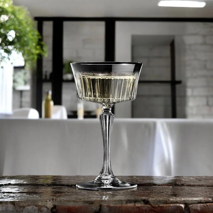 Actual product image Rcr Champagne glass set, crystal, 0.260 l, 6 pcs (26 cl, 6 Glasses, Champagne glasses)