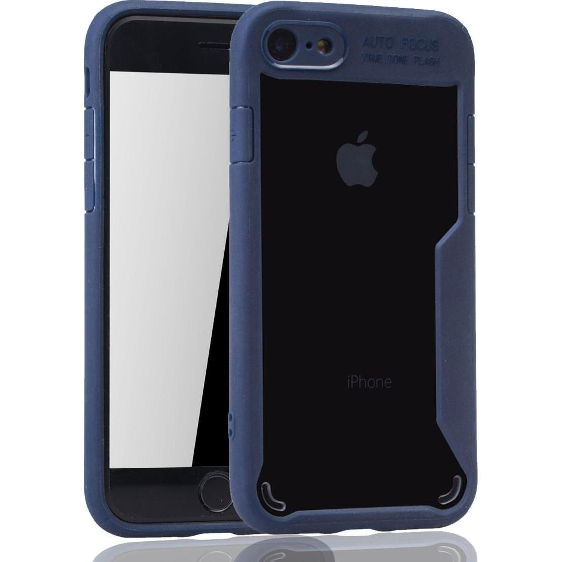 Thumbnail - König Design Apple iPhone SE 2020 Hülle Case Handy Cover Schutz Tasche Schutzhülle Etui Blau (Apple iPhone SE (2nd Gen))...