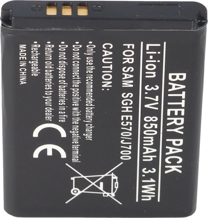 Immagine prodotto Samsung Akku SGH-E570 Akku, SGH-J700, AB503442BECSTD