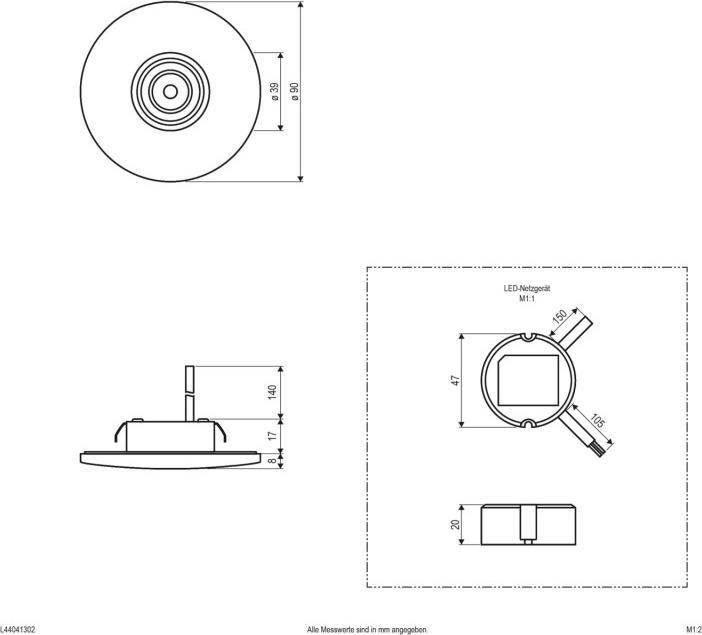 Immagine prodotto EVN-Lichttechnik Apparecchio da incasso a soffitto a LED