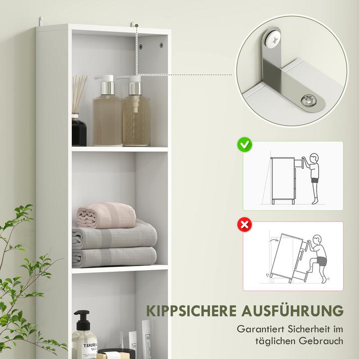 Immagine prodotto Homcom Badezimmerschrank Spanplatte Weiss