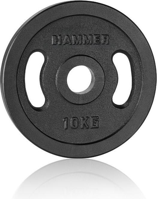 Actual product image Hammer Fitness Hantelscheibe 50 mm 10 kg (1 x 10 kg)
