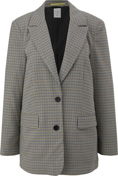 Immagine prodotto s.Oliver Indoor-Blazer Blazer mit Hahnentrittmuster (36)