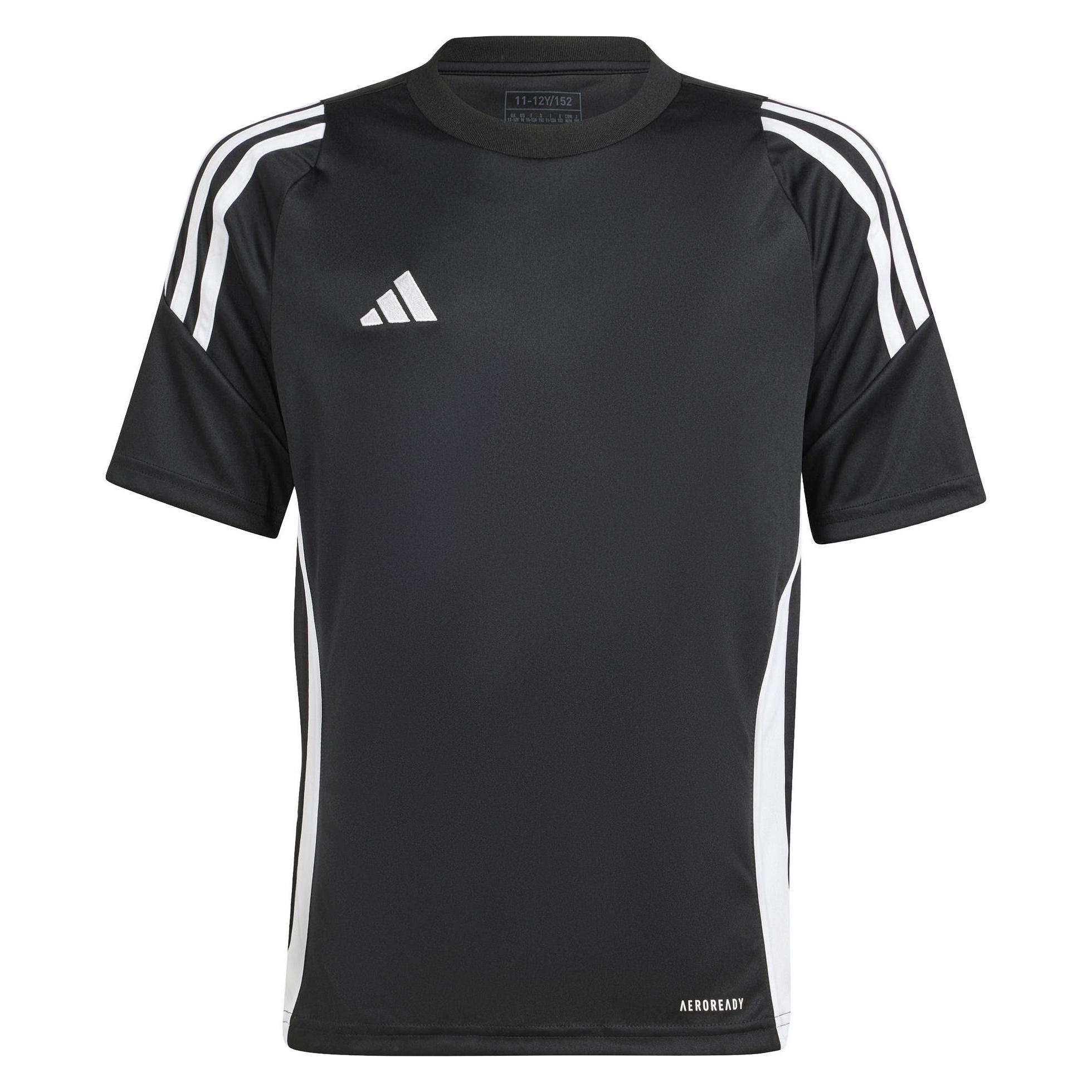 Adidas, Jongens, Sportief Shirt, TIRO24 Jsy Y (164), Wit, Zwart, 164
