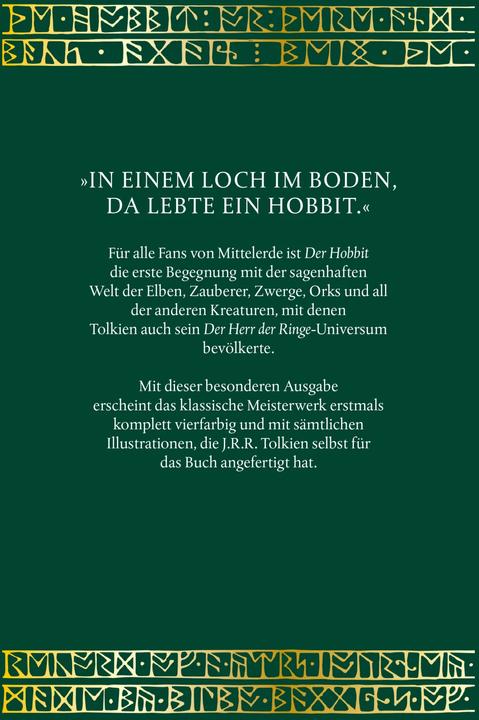 Produktbild Der Hobbit Luxusausgabe (Deutsch, J.R.R. Tolkien, Wolfgang Krege, 2023)