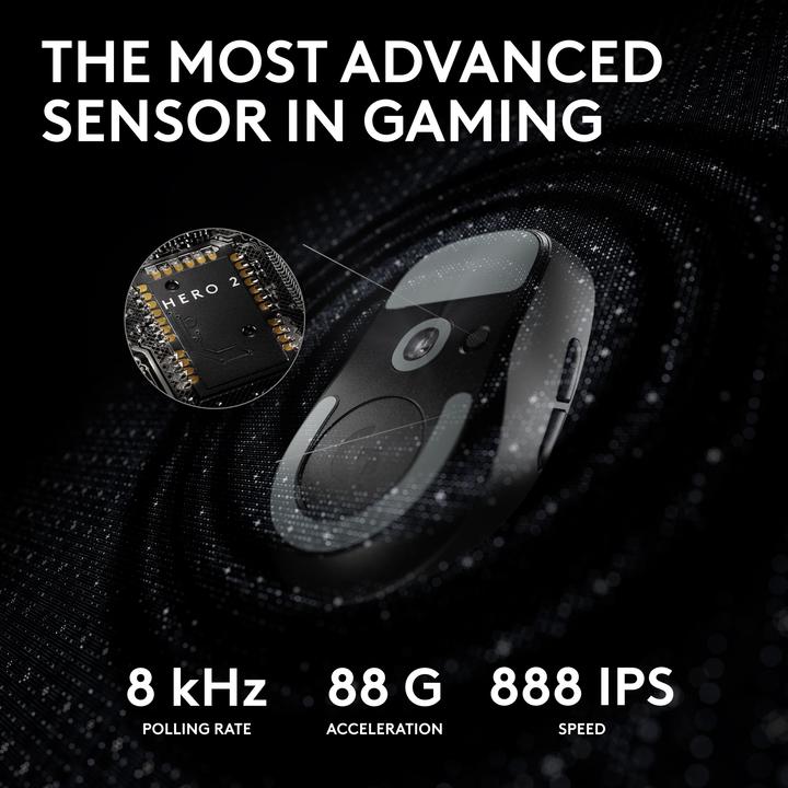 Actual product image Logitech G Pro X Superlight 2 (Cable, Wireless)