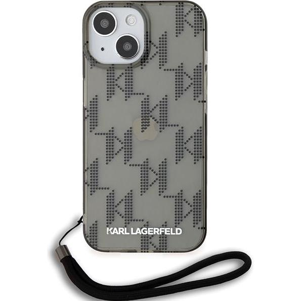 Thumbnail - Karl Lagerfeld KLHCP15SHKDPNSK iPhone 15 / 14 / 13 6.1" czarny/black hardcase IML Mono KL Pattern & (Apple iPhone 15), S...