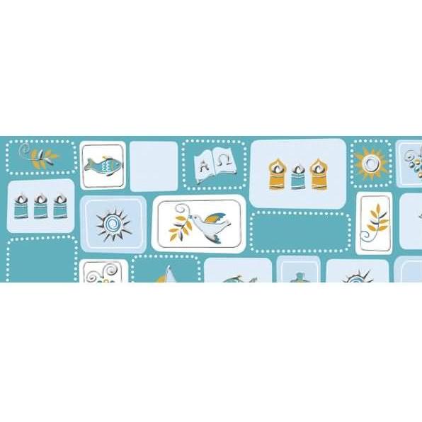 Ursus, Bastelpapier, Transparentpapier Glory petrol 115g/qm A4 VE=25 Blatt Motiv 01 (115 g/m², 25 x)