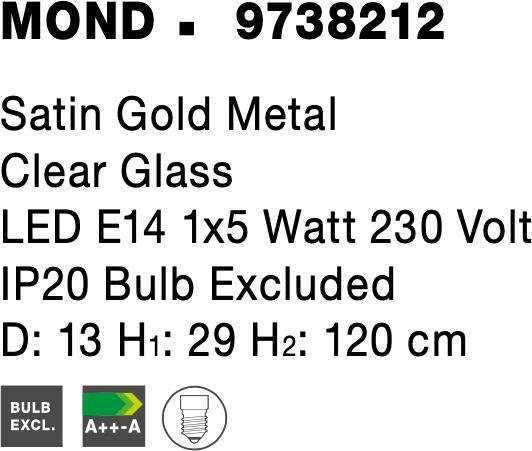 Actual product image Nova Luce Moon (E14)