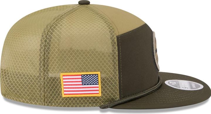 Produktbild New Era 9Fifty Split Panel Cap - Salute Pittsburgh Steelers (One Size)