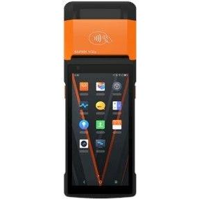 Thumbnail - Sunmi T5940 V2S 2GB+16GB 4G, Barcode-Scanner, Orange, Schwarz