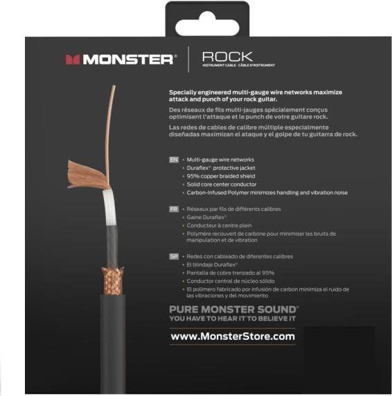 Image du produit Monster Prolink Rock (6.40 m, jack 6.3mm)