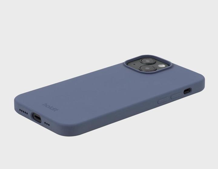 Actual product image Holdit Back Cover Silicone iPhone 14 Blue (Apple iPhone 14)