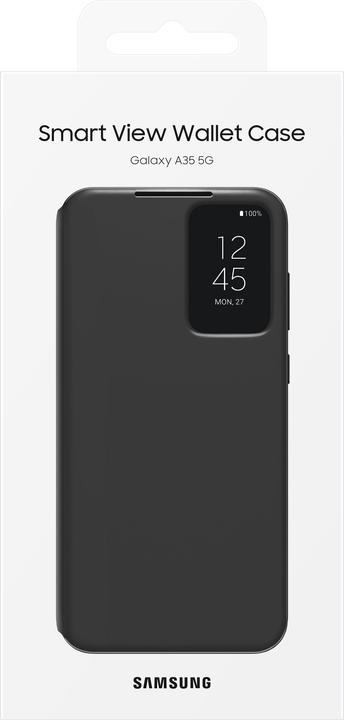Actual product image Samsung Book Cover Smart View Wallet Case Black (Samsung Galaxy A35)