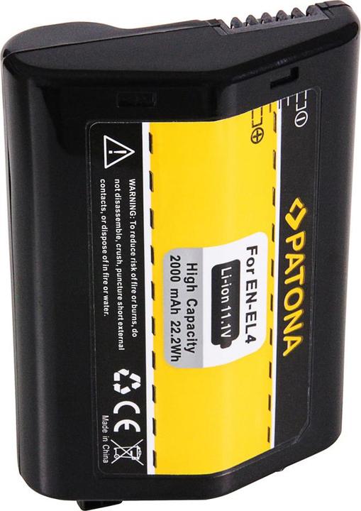 Produktbild Patona Akku wie Nikon EN-EL4 für Nikon D2../D3. (Kamera Akku)