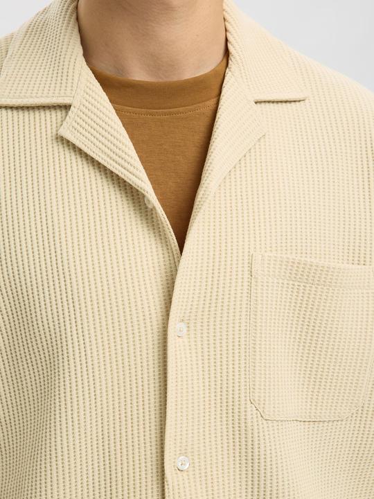 Immagine prodotto Selected Homme Camicia a maniche corte con struttura Waffle (M)