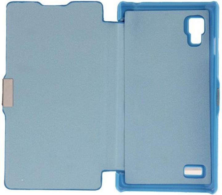 Actual product image König Design Mobile phone case for LG Optimus L9 / P760 blue brushed