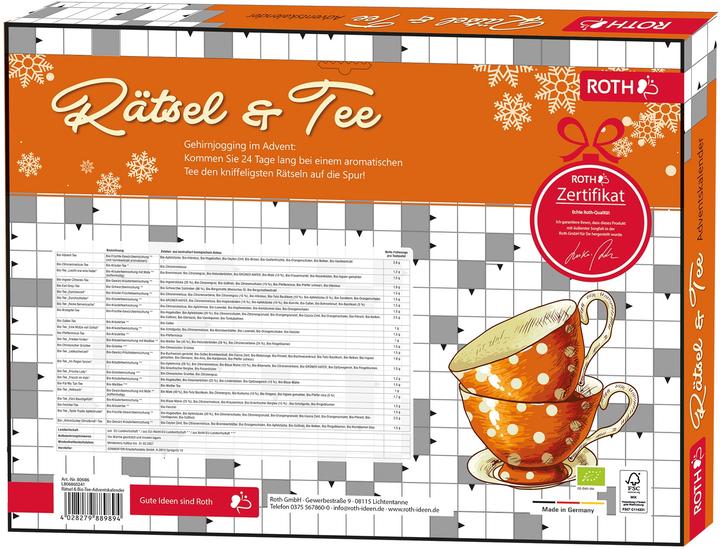 Actual product image Roth Puzzles & organic tea