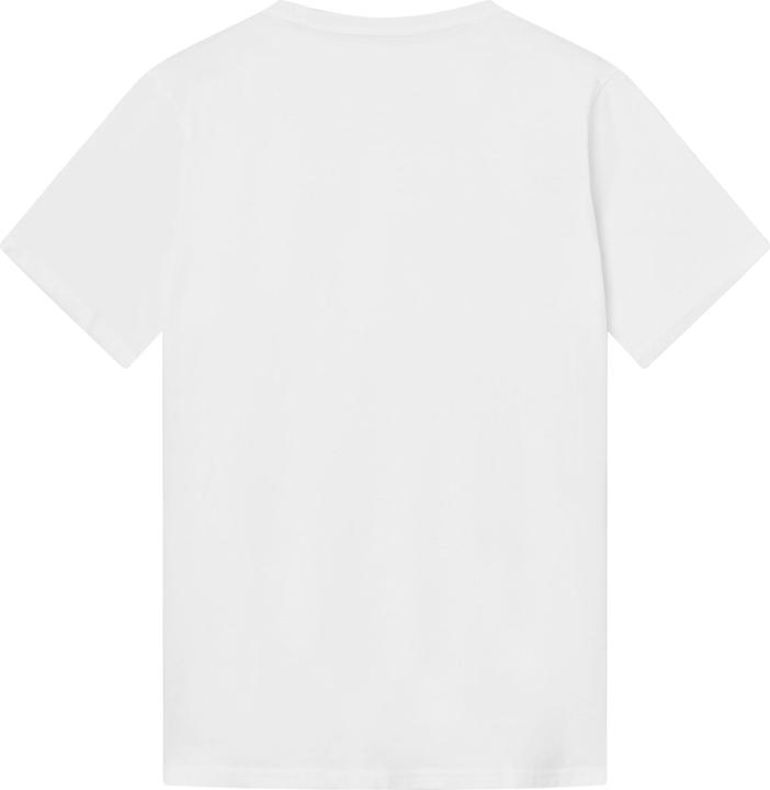 Produktbild KnowledgeCotton Apparel Badge Tee Bright White (L)