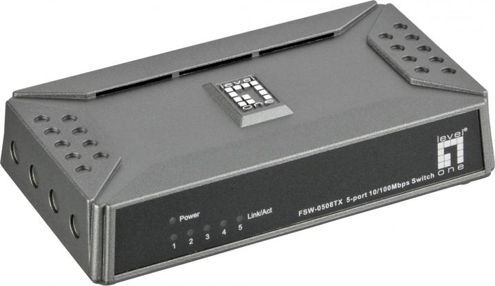 LevelOne FSW-0508TX: 5Port Switch (5 Ports)
