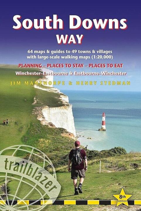 Produktbild South Downs Way Trailblazer Walking Guide 8e (Englisch, Jim Manthorpe, Henry Stedman, 2024)