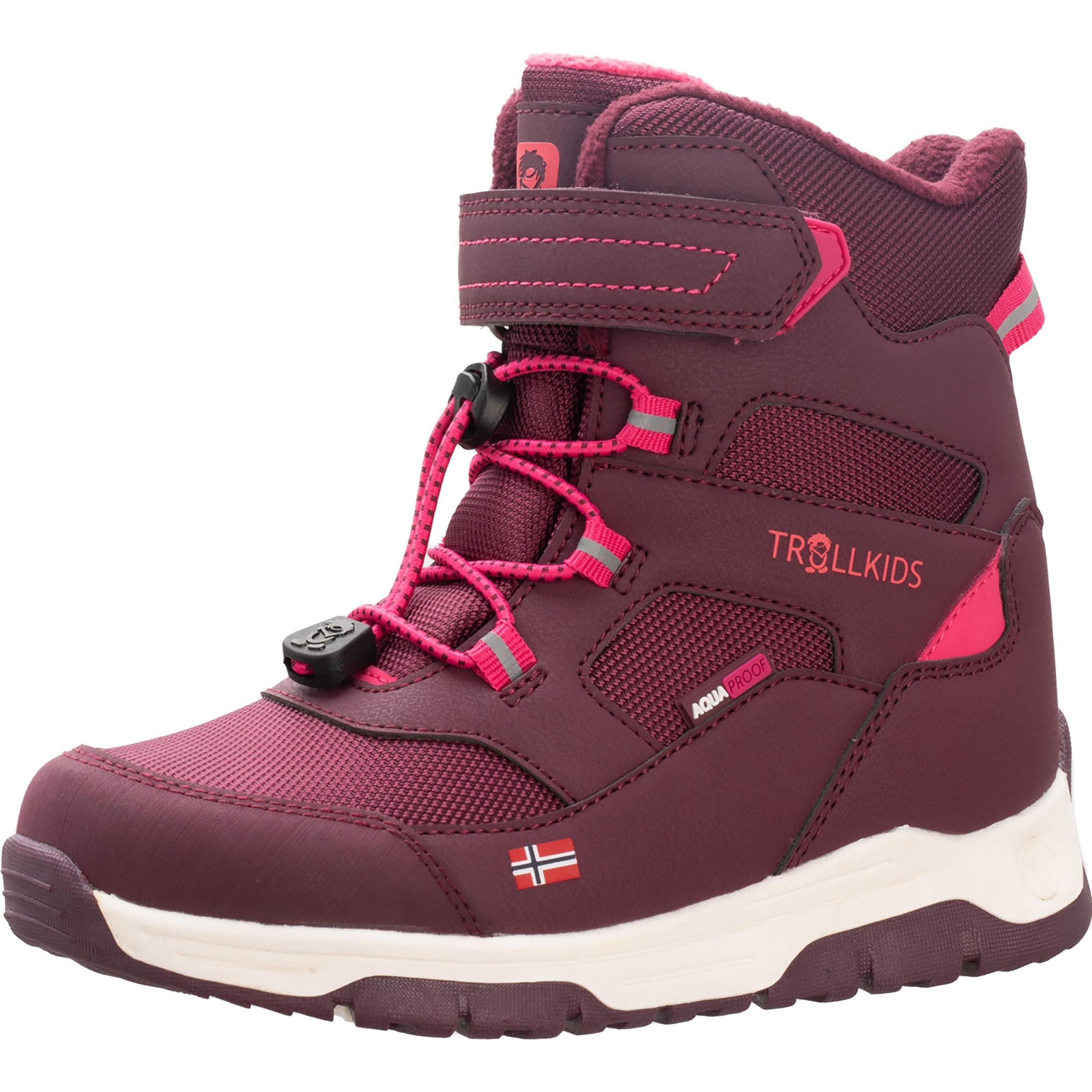 Trollkids, Jungen, Boots + Stiefel, Kid's Lofoten Winter Boots Pro, Rot, (37)