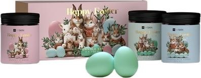 Image du produit Hiskin Happy Easter Soy Candle Set - Chocolate Eggs 200ml, Garden Party 200ml, Bunny Kisses 200ml