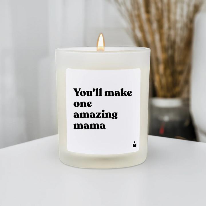 Immagine prodotto Chatty Candles Candela al profumo di legno Sarai una mamma straordinaria