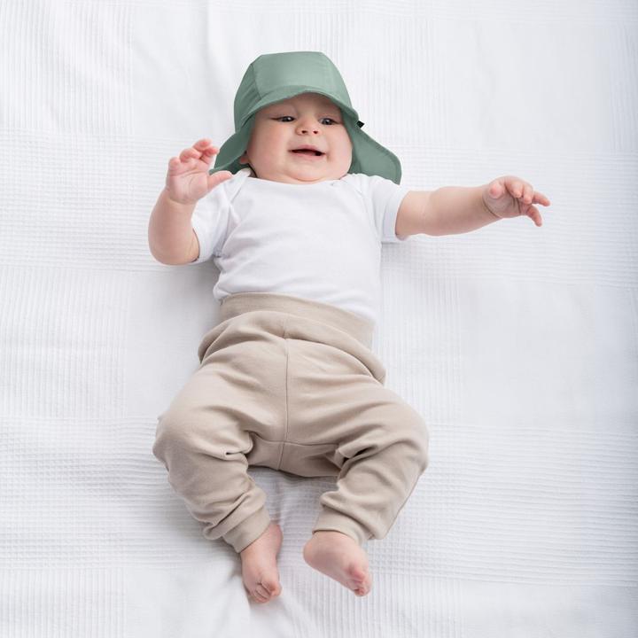 Immagine prodotto La Loona Berretti e cappelli per bambini LaLoona con protezione del collo UPF 80 - verde salvia -