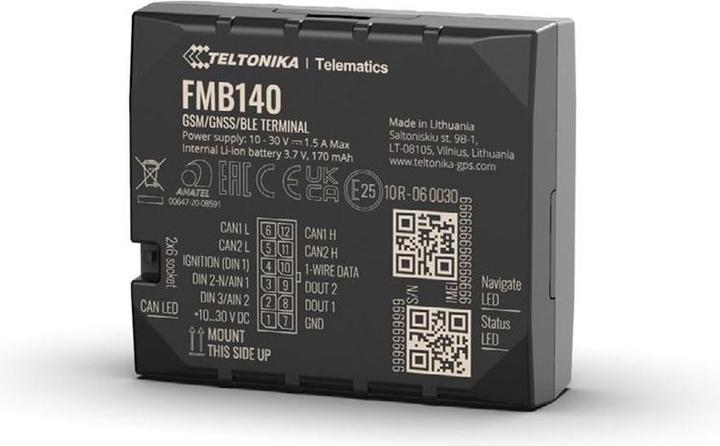 Produktbild Teltonika FMB140 GPS tracker Car Black