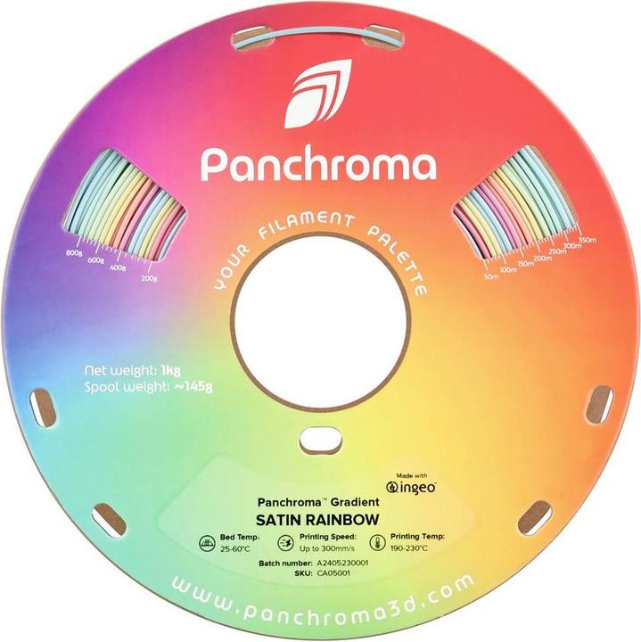 Produktbild Polymaker Panchroma™ PLA Gradient Rainbows (PLA, 1.75 mm, 1000 g)
