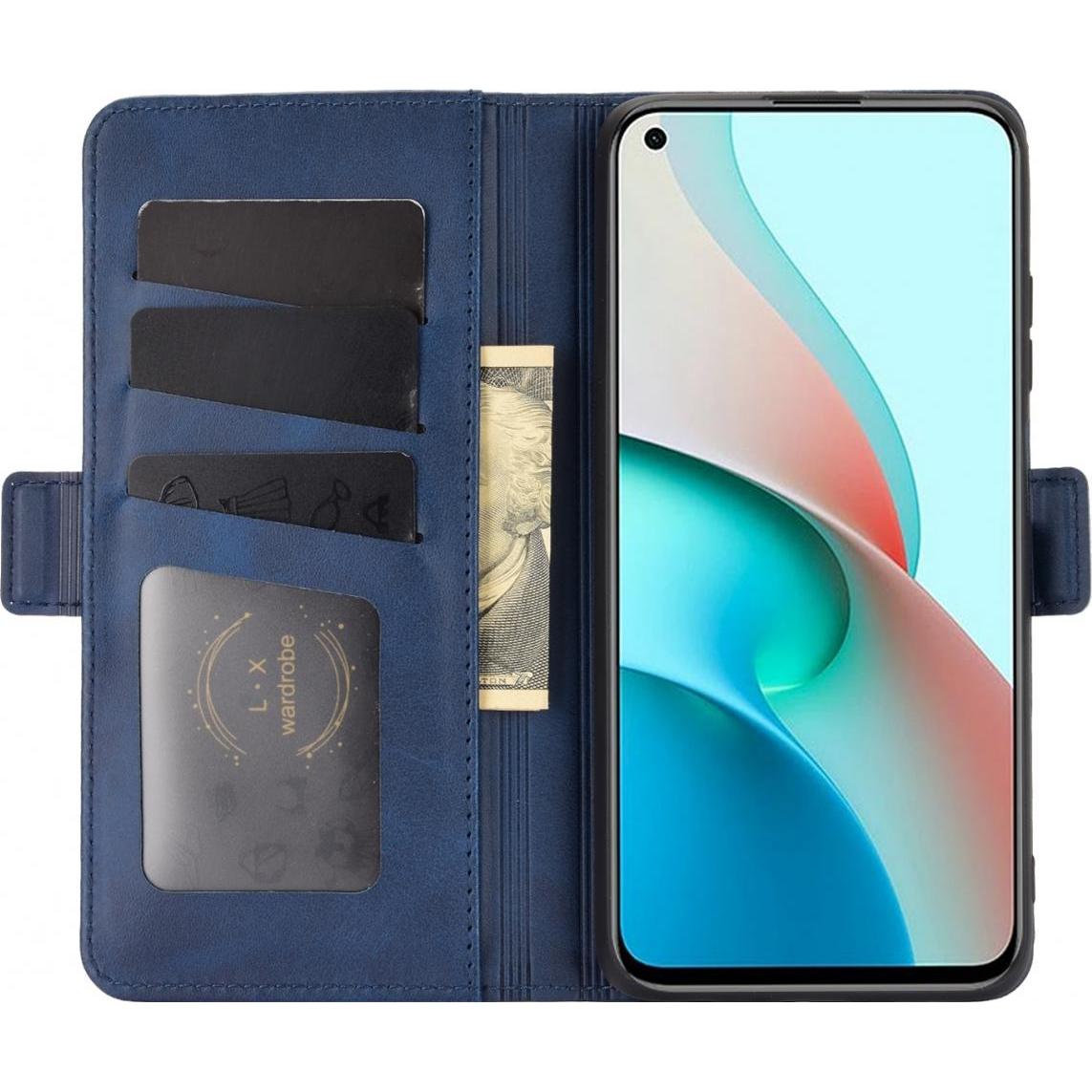 Thumbnail - Screenguard Xiaomi Redmi Note 9T CardLounge Lederhülle (Xiaomi Redmi Note 9T), Smartphone Hülle, Blau