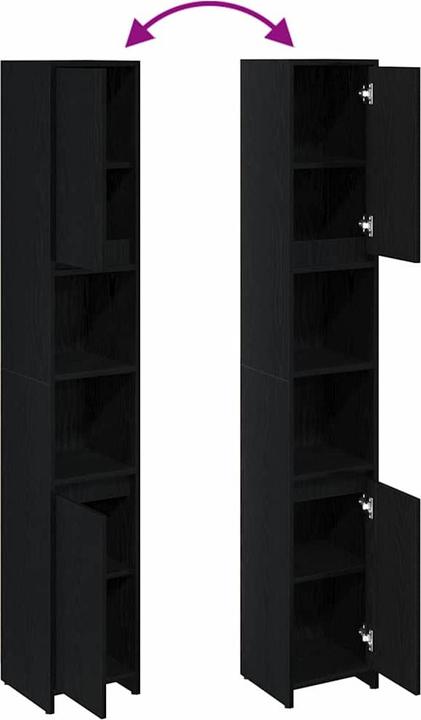Produktbild vidaXL Badezimmerschrank (30 x 30 x 183.50 cm)