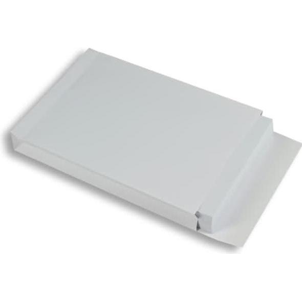 Blanke, Versandtasche + Luftpolstertasche, Faltentaschen 250x353x40mm E4 140g/qm haftklebend VE=250 Stück weiss (250 x)