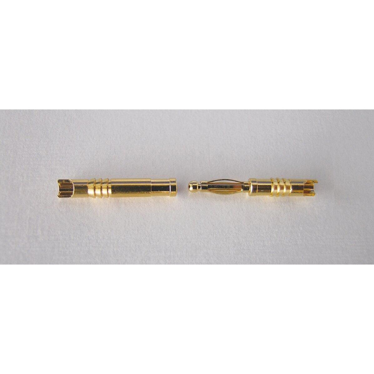 Jamara Goldkontakt 2mm 100 Paar