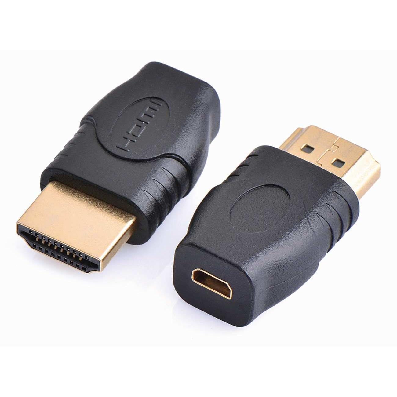 PremiumCord adattatore micro HDMI tipo D samice - HDMI tipo A samec (HDMI), Adattatore dati + video