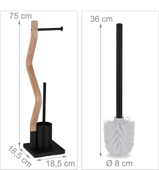 Actual product image Relaxdays WC set