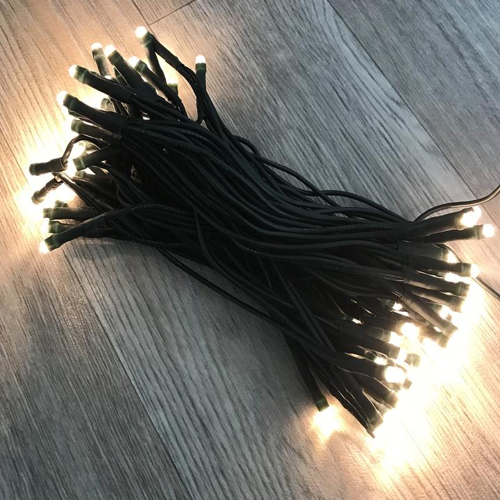 Produktbild Mojawo 150'er LED Solar Lichterkette Weihnachtsbeleuchtung warmweiss (16 m)