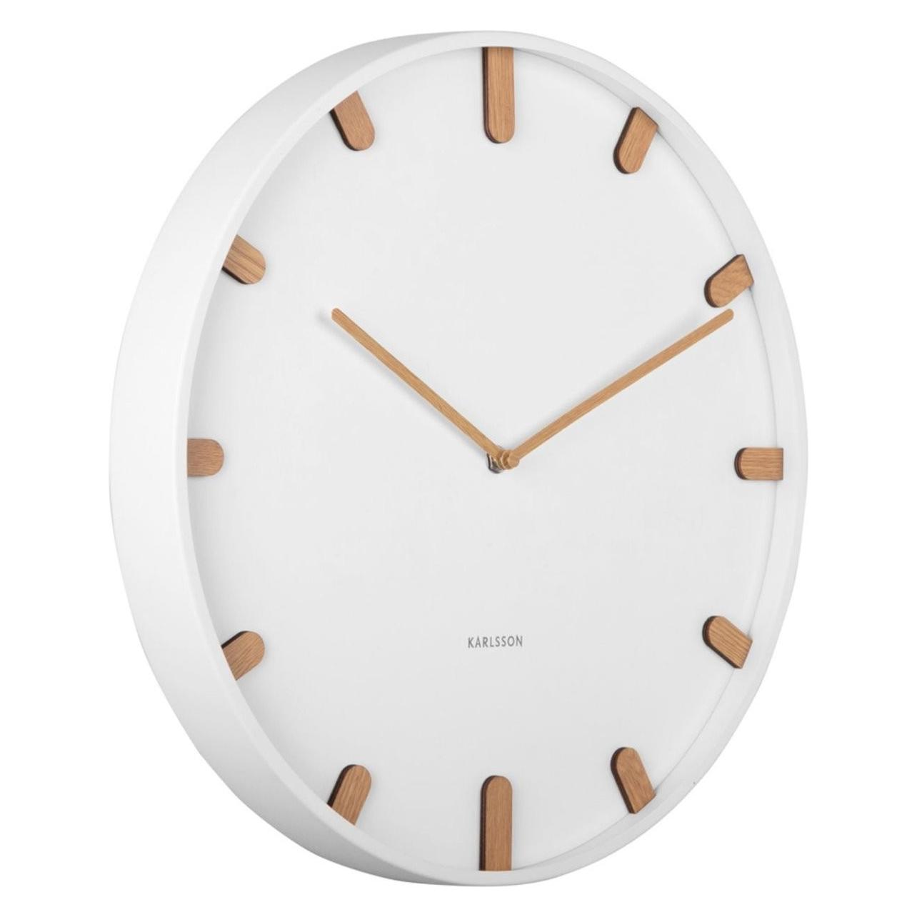Karlsson, Klok, Wandklok KA5942WH (40 cm)
